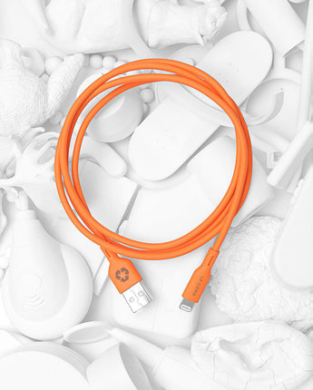 Sunset iPhone Lightning cable · 1.2 meter · Made of recycled plastics-1